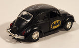DC Comics Batman Volkswagen Beetle Pull Back Black Die Cast Toy Car Vehicle