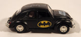 DC Comics Batman Volkswagen Beetle Pull Back Black Die Cast Toy Car Vehicle