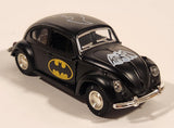 DC Comics Batman Volkswagen Beetle Pull Back Black Die Cast Toy Car Vehicle
