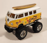 Kinsmart 1962 Volkswagen Classical Bus (Off-Road) Pull Back Die Cast Toy Car Vehicle with Opening Rear Door