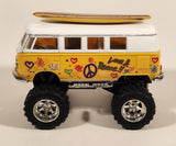 Kinsmart 1962 Volkswagen Classical Bus (Off-Road) Pull Back Die Cast Toy Car Vehicle with Opening Rear Door