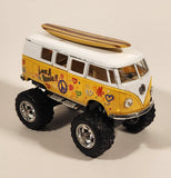 Kinsmart 1962 Volkswagen Classical Bus (Off-Road) Pull Back Die Cast Toy Car Vehicle with Opening Rear Door