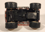 Kinsmart 1955 Chevy Stepside Pick-Up (Off-Road) Pull Back Orange Die Cast Toy Car Vehicle with Opening Doors