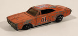 Vintage 1981 Warner Bro. ERTL Dukes of Hazzard General Lee Orange Die Cast Toy Muscle Car Vehicle TV Show Collectible
