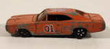 Vintage 1981 Warner Bro. ERTL Dukes of Hazzard General Lee Orange Die Cast Toy Muscle Car Vehicle TV Show Collectible