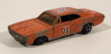 Vintage 1981 Warner Bro. ERTL Dukes of Hazzard General Lee Orange Die Cast Toy Muscle Car Vehicle TV Show Collectible