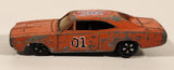 Vintage 1981 Warner Bro. ERTL Dukes of Hazzard General Lee Orange Die Cast Toy Muscle Car Vehicle TV Show Collectible