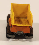 1980 Hot Wheels Dumpin' A Dump Truck Orange Die Cast Toy Car Vehicle