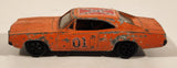 Vintage 1981 Warner Bro. ERTL Dukes of Hazzard General Lee Orange Die Cast Toy Muscle Car Vehicle TV Show Collectible