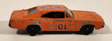 Vintage 1981 Warner Bro. ERTL Dukes of Hazzard General Lee Orange Die Cast Toy Muscle Car Vehicle TV Show Collectible