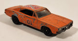 Vintage 1981 Warner Bro. ERTL Dukes of Hazzard General Lee Orange Die Cast Toy Muscle Car Vehicle TV Show Collectible