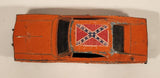 Vintage 1981 Warner Bro. ERTL Dukes of Hazzard General Lee Orange Die Cast Toy Muscle Car Vehicle TV Show Collectible