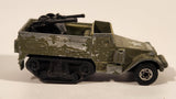 1977 Hot Wheels Flying Colors Gun Bucket Army Olive Green Die Cast Toy Car Vehicle