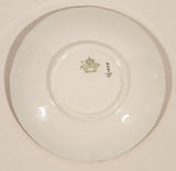 Rare Color Vintage Aynsley Bone China England Pink and Blue Morning Glories Flowers Light Pink Gold Trim Tea Cup & Saucer Set