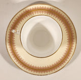 Vintage Royal Worcester Red and Gold Ornate Pattern Demitasse Tea Cup & Saucer Set