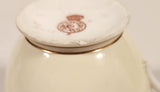 Vintage Royal Worcester Red and Gold Ornate Pattern Demitasse Tea Cup & Saucer Set