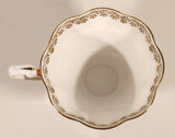 Vintage Royal Standard Fine Bone China England Red Pink and White Ornate Gold Pattern Tea Cup & Saucer Set
