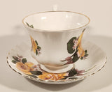 Vintage Royal Albert Bone China England Yellow Rose Flowers Tea Cup & Saucer Set