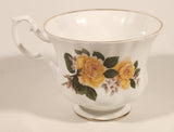 Vintage Royal Albert Bone China England Yellow Rose Flowers Tea Cup & Saucer Set