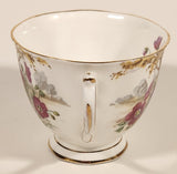 Vintage Royal Albert Bone China England Wild Geranium Purple and Pink Rose Flowers Tea Cup & Saucer Set