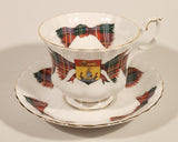 Vintage 1959 Royal Albert Bone China England The Loomcrofters New Brunswick Tartan Tea Cup & Saucer Set