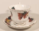 Vintage 1959 Royal Albert Bone China England The Loomcrofters New Brunswick Tartan Tea Cup & Saucer Set