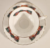 Vintage 1959 Royal Albert Bone China England The Loomcrofters New Brunswick Tartan Tea Cup & Saucer Set
