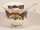 Vintage 1959 Royal Albert Bone China England The Loomcrofters New Brunswick Tartan Tea Cup & Saucer Set