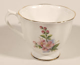 Vintage Royal Albert Bone China England Evesham Pink Flowers Tea Cup & Saucer Set