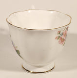 Vintage Royal Albert Bone China England Evesham Pink Flowers Tea Cup & Saucer Set