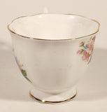 Vintage Royal Albert Bone China England Evesham Pink Flowers Tea Cup & Saucer Set