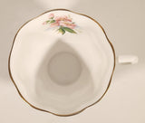 Vintage Royal Albert Bone China England Evesham Pink Flowers Tea Cup & Saucer Set