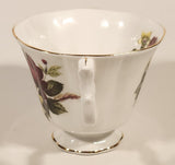 Vintage Royal Albert Bone China England Red and Pink Rose Flowers Tea Cup & Saucer Set