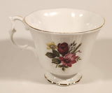 Vintage Royal Albert Bone China England Red and Pink Rose Flowers Tea Cup & Saucer Set