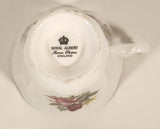 Vintage Royal Albert Bone China England Red and Pink Rose Flowers Tea Cup & Saucer Set