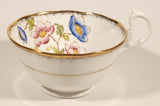 Vintage Royal Albert Crown China Anemone Pink Yellow Blue Flowers Tea Cup & Saucer Set Made in England
