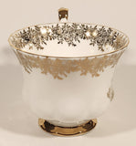 Vintage Royal Albert Bone China England Grandmother Ornate Gold Pattern Tea Cup & Saucer Set