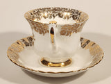 Vintage Royal Albert Bone China England Mother Ornate Gold Pattern Tea Cup & Saucer Set