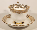 Vintage Royal Albert Bone China England Mother Ornate Gold Pattern Tea Cup & Saucer Set