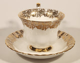 Vintage Royal Albert Bone China England Mother Ornate Gold Pattern Tea Cup & Saucer Set