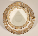 Vintage Royal Albert Bone China England Mother Ornate Gold Pattern Tea Cup & Saucer Set
