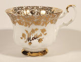 Vintage Royal Albert Bone China England Mother Ornate Gold Pattern Tea Cup & Saucer Set