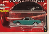 2005 RC2 Playing Mantis Johnny Lightning Volkswagen 1966 Karmann Ghia Green Die Cast Toy Car Vehicle with Bonus Mini Car Cover New in Package