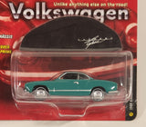 2005 RC2 Playing Mantis Johnny Lightning Volkswagen 1966 Karmann Ghia Green Die Cast Toy Car Vehicle with Bonus Mini Car Cover New in Package