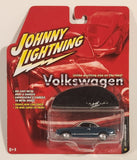 2005 RC2 Playing Mantis Johnny Lightning Volkswagen 1965 Karmann Ghia Dark Teal Blue Die Cast Toy Car Vehicle with Bonus Mini Car Cover New in Package