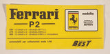 Best Model by Marco Grassini Italy Ferrari 330 P2 1965 Nürburgring Winner #1 Red 1/43 Scale Die Cast Toy Car Vehicle with Opening Doors Missing a Wheel in Display Case
