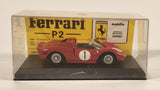 Best Model by Marco Grassini Italy Ferrari 330 P2 1965 Nürburgring Winner #1 Red 1/43 Scale Die Cast Toy Car Vehicle with Opening Doors Missing a Wheel in Display Case