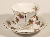 Vintage Royal Albert From Sea To Sea Fall Autumn Maple Leaf Pattern Tea Cup & Saucer Set