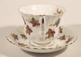 Vintage Royal Albert From Sea To Sea Fall Autumn Maple Leaf Pattern Tea Cup & Saucer Set