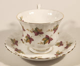 Vintage Royal Albert From Sea To Sea Fall Autumn Maple Leaf Pattern Tea Cup & Saucer Set